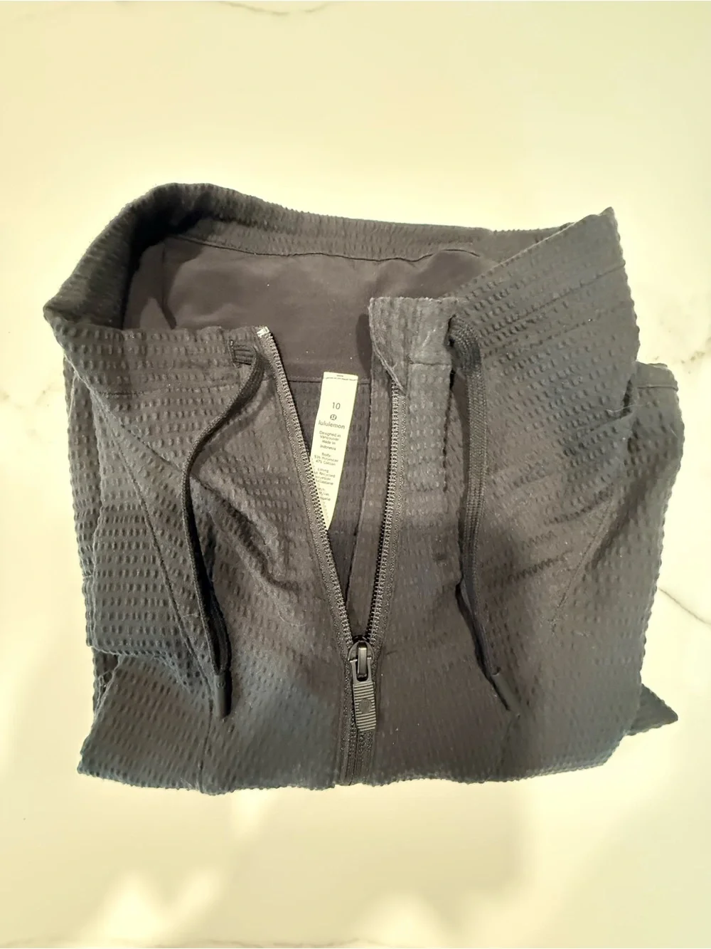 lululemon athletica Black Quarter-Zip Windbreaker